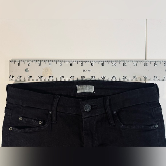 Mother Jeans The Looker Black Denim A Model Spzy SZ 27 like new! - Picture 11 of 15